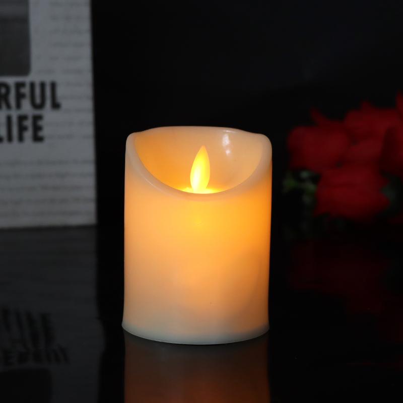 Factory's LED Light Moving Flame Candles for Home Wedding Decoration Votive for Christmas Halloween Holiday Parties