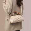 Light luxury texture rhombus women's bag fashion lock handbag versatile shoulder messenger small square bag new gift