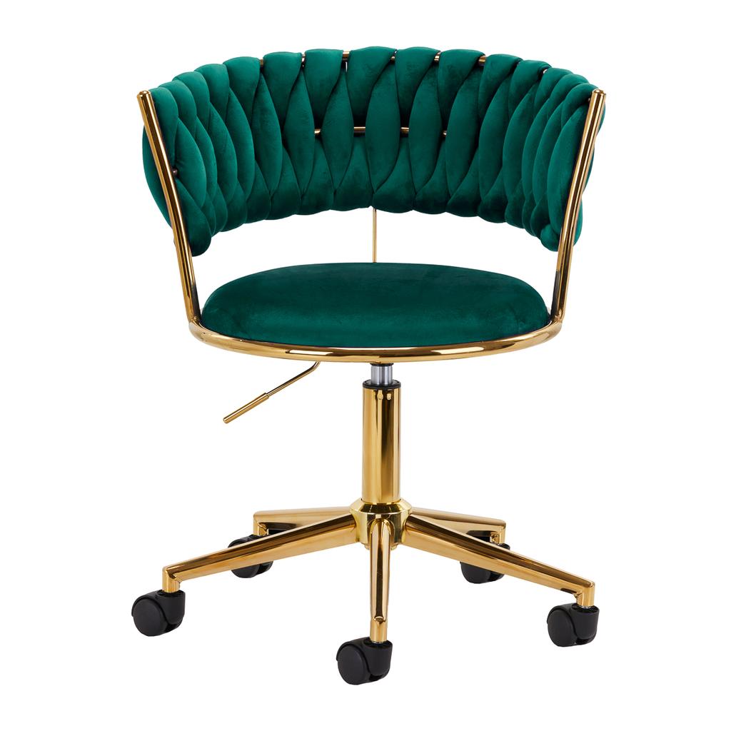 4Rico Swivel Chair Qs-Gw01G Velvet Green