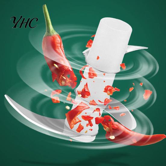 Kitchen Supplies Electric Garlic Press Wireless Water-proof Plastic Simple Gadget Operation Meat Grinder Tools Blender