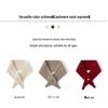 Pure Cashmere Knitted Snood Scarf - Warm, Short, Small Neck Protector, Ideal for Parent-Child Matching