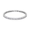 Silver and Shiny Cubic Zirconia Finish Bracelet - Zaix