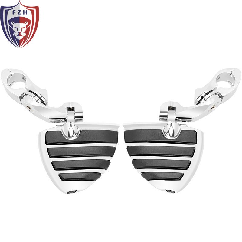 Universal Motorcycle Crash Bars Footrests for Harley Cruiser