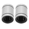 2Pcs Linear Motion Bearings Flange Extended Fast Rotating Speed Low Noise Bearing LM20UU