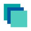 3 Permanent Vinyls 91 X 33 Cm - Aqua, Blue, Mint
