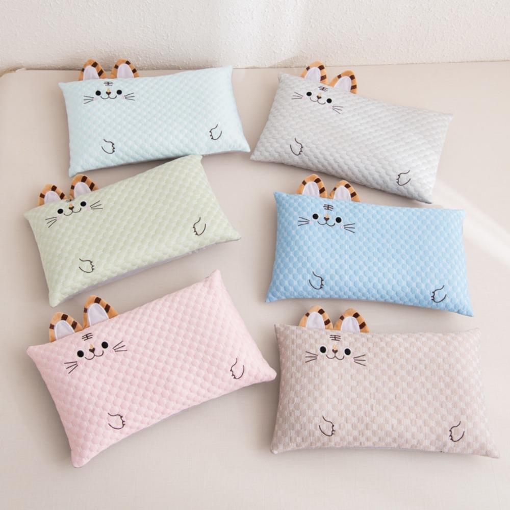 2Pcs Cartoon Pattern Summer Ice Bean Pillowcase Rectangular Pillow Protecter  Dormitory