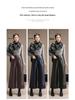 Pantalones de Cuero de Pierna Ancha Talla Grande de Cintura Alta para Mujer - Diseño Casual Recto de Terciopelo Corto Otoño/Invierno