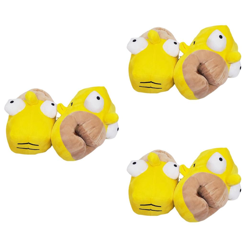 Simpson 3d Plush Slippers Warm Comfy And Cozy Winter Indoor Shoes