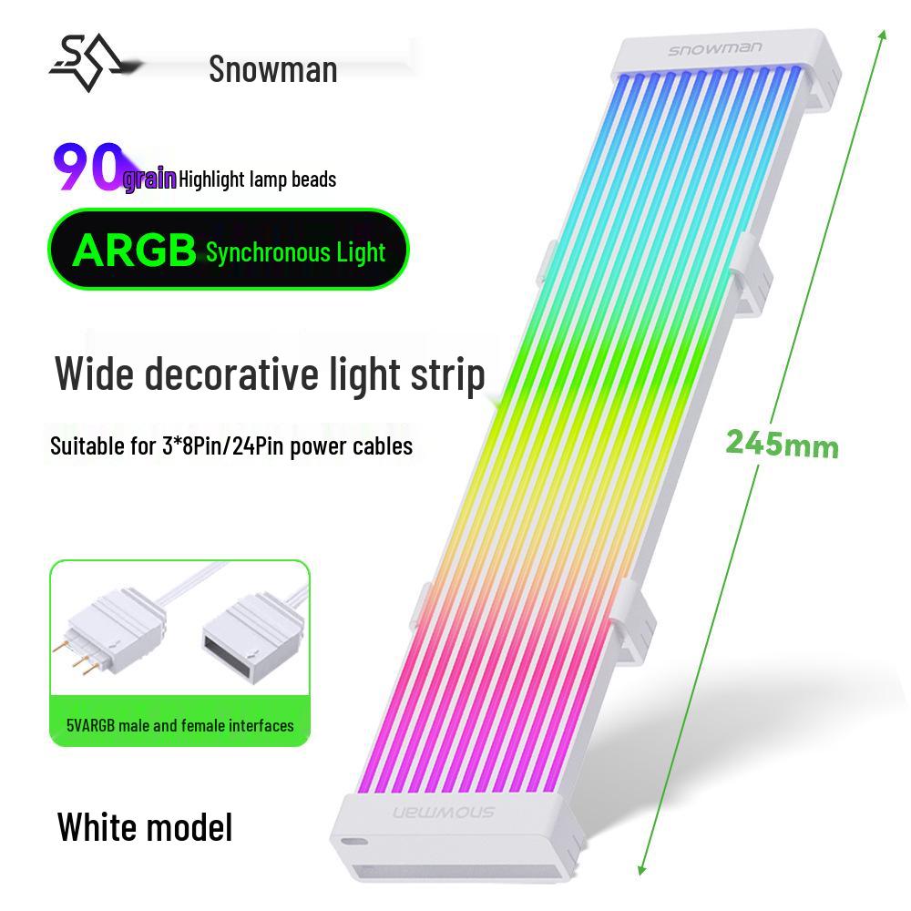 SNOWMAN BingMan ARGB Neon Computer Case Light Strip - 5V Sync Luminous Decorative Line