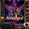 Wall Hanging Tapestry Melbourne Storm Print Cloth for Living Room Bedroom Home Decor