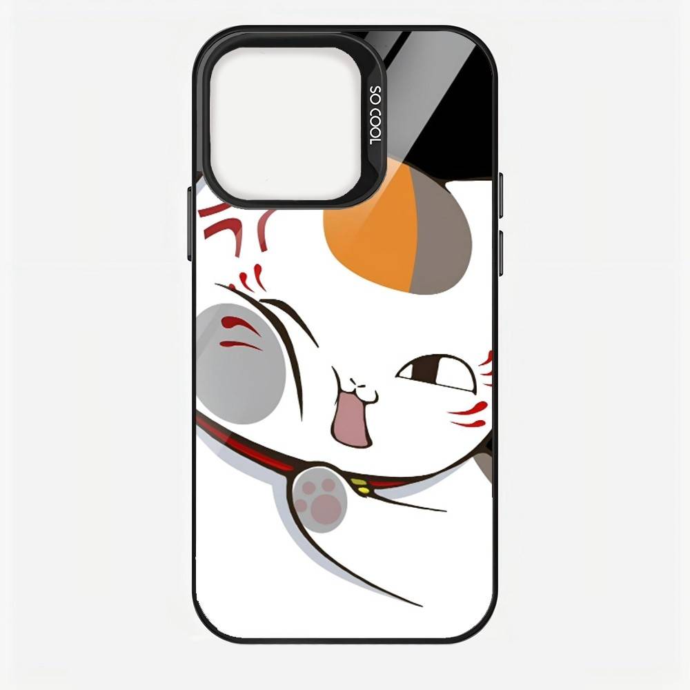 

EPC Natsume Yujincho Madara Fshion Phone Case IMD Color Silver Shell For IPhone 16 15 14 13 12 11 Pro Max Plus iPhone 16 Pro Max