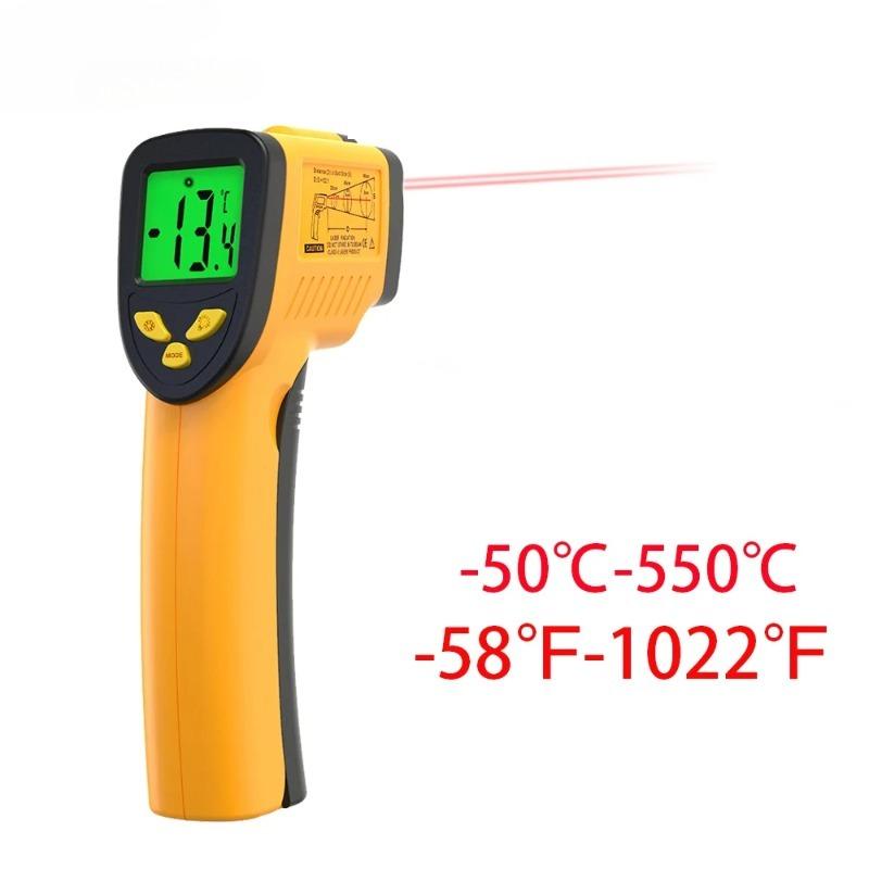 

H1 Цифровой инфракрасный термометр Бесконтактный цифровой лазерный термометр Пистолет для мяса Буйволиного молока Барбекю Кулинарный термометр