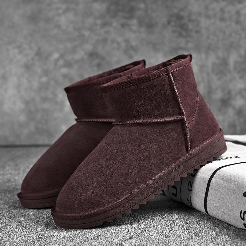 Thick-soled Snow Boots Women's 2025 New Winter Velvet High-top Home Non-slip and Warm Outer Wear Bag and Cotton Shoes Women
