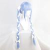 Usada Pekora Cosplay Wig, Blue and White, Braided, Heat-Resistant