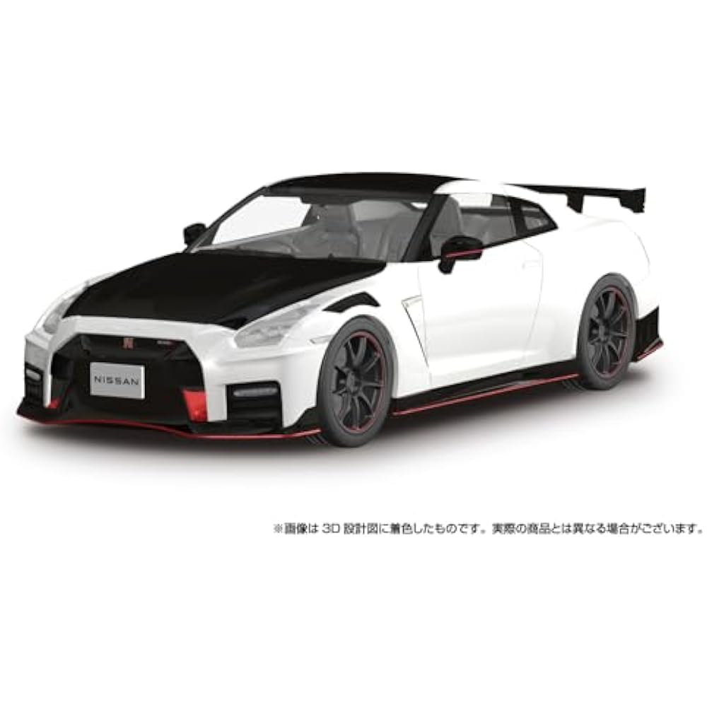 Aoshima Bunka Kyozaisha (AOSHIMA) 1/24 Raku Plus Snap Car Series No. 02-BW R35 Nissan GT-R NISMO ...
