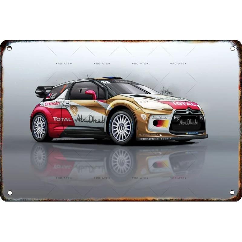 Kovová nástěnná cedule Bar v garáži, Dekorativní plaketa do interiéru auta 20x30cm