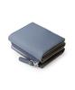Novo II Leather Wallet for Men and 972623 [IS/IT] Tri-fold Women, Unisex, No. (Blue)