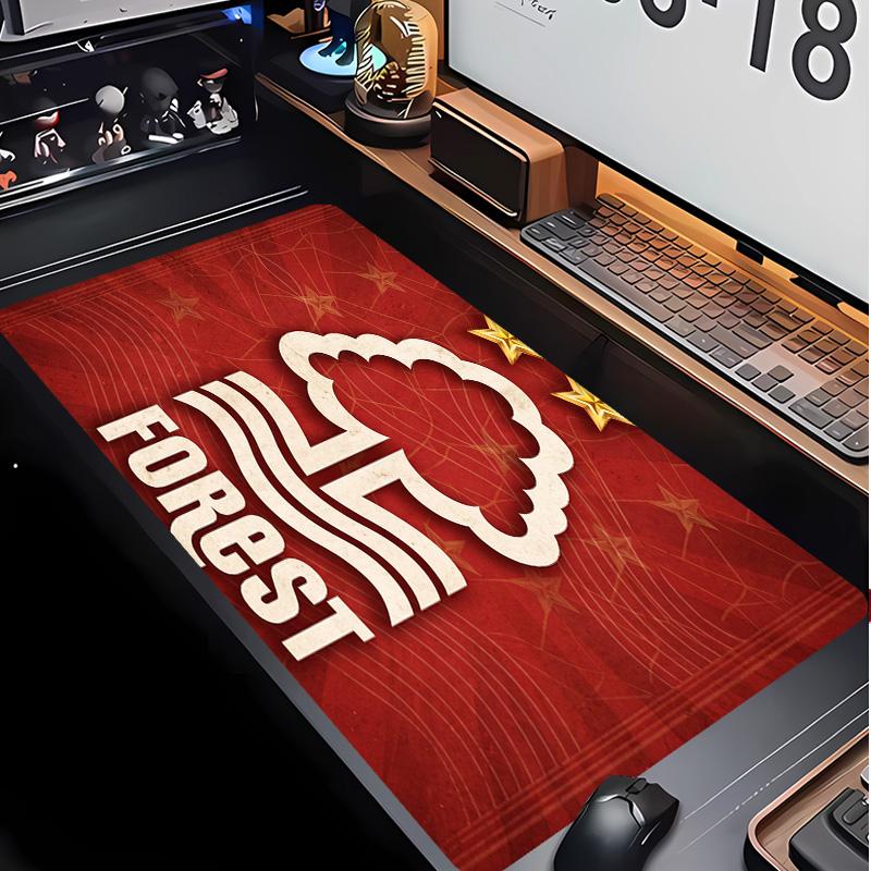 Nottingham Forest Fußballmuster Mauspads Nicht?Rutschfestes Gummi-Basis Gaming-Mauspad Für Schreibtisch Büro Zuhause