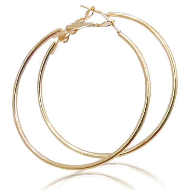 New Fashion Geometric Hollow Circle Hoop Earrings Fashion Jewelry Boucle O'reilles Femmes Hyperbole Brincos For Women Gilrs Gift