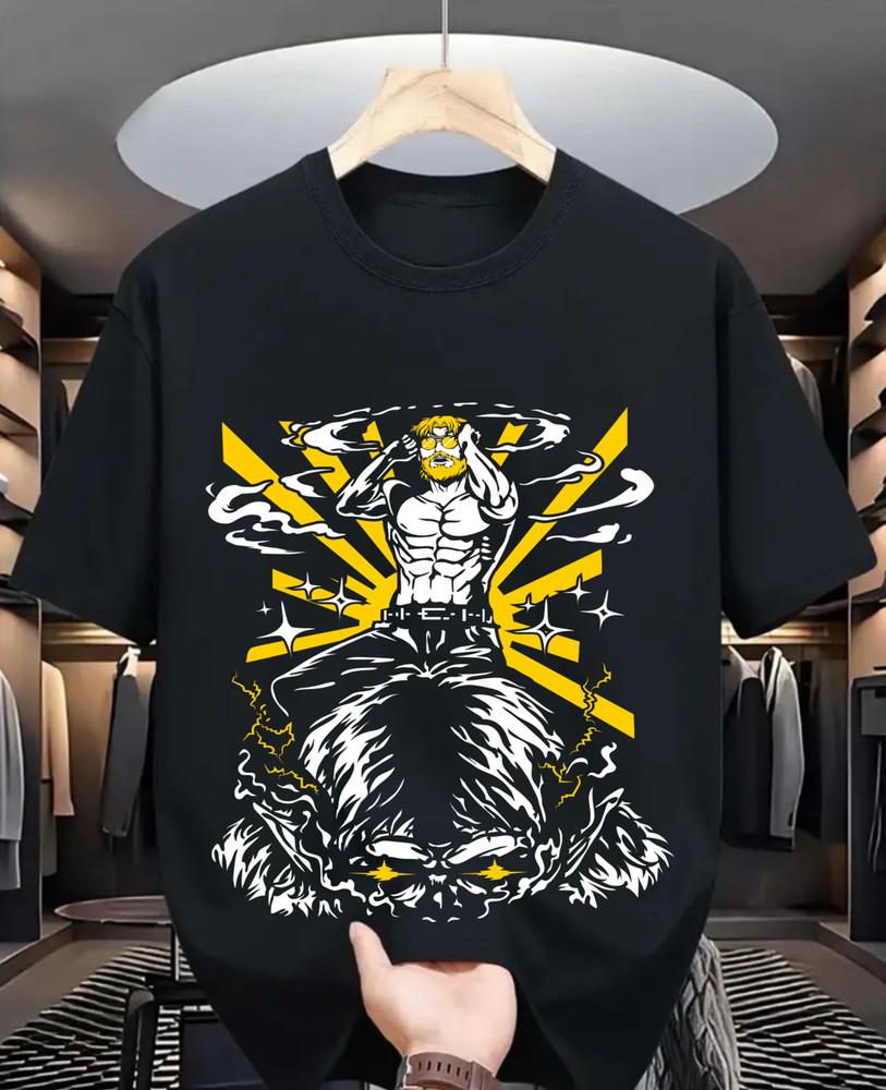 

Eren Yeager Aot T-shirt,Anime,Attack On Titan,Graphic Tee,black Shirt All Size XL