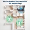 1200Mbps Wireless Fidelity Extender with 4 High Gain Antennas Signal Booster for Home Long Ranges EU Plug