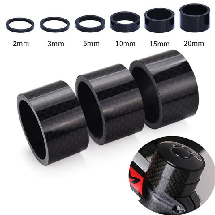 11pcs Professional Grades Headsets Spacers Collapse Mountain Bike Fork Spacers for Strengthen Bike Steering Stability