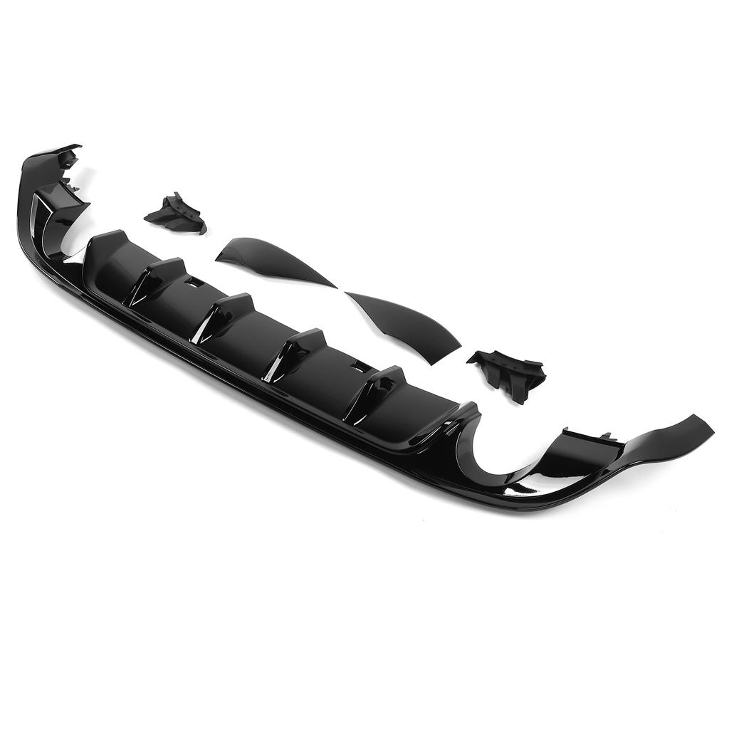 Gloss Black for TCR Rear Bumper Diffuser Valance Kits Fit for MK7.5 Facelift 20172020