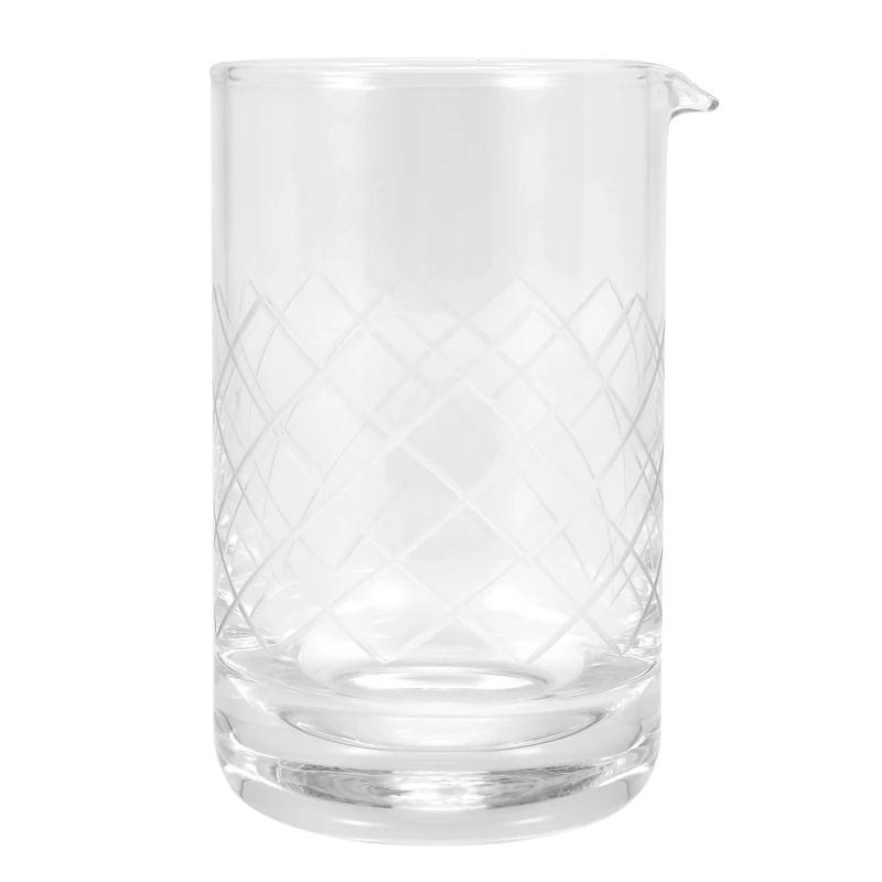 

Professional Cocktail Crystal Mixing Glass Bar Accessories Mixer Bartender Wine Cocktail Whisks Stir Cup Glass Cup Shaker прозорий