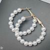 Silver Needle Pearl Ear Cuff Earrings for Women - Luxurious, Unique, and Versatile Fashion Accessories.
