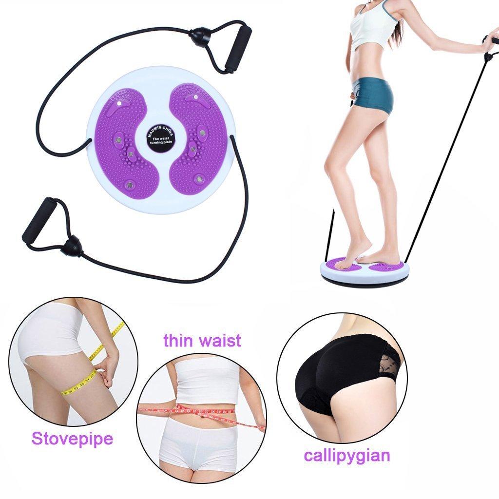 NIRVA Waist Twisting Disc Exercises With Pull Rope Exercise Arm