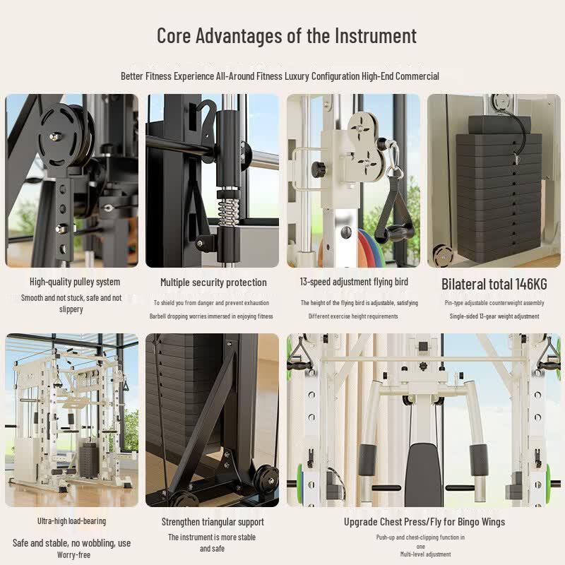 Yueji Tiger Multi-functional Smith Machine Trainer
