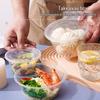LANJIAN Disposable 450ml Round Food Container Set