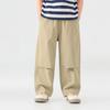 Sommer-Streetstyle-Cargo-Hose für Jungen mit weitem Bein und Binder-Etikett-Design
