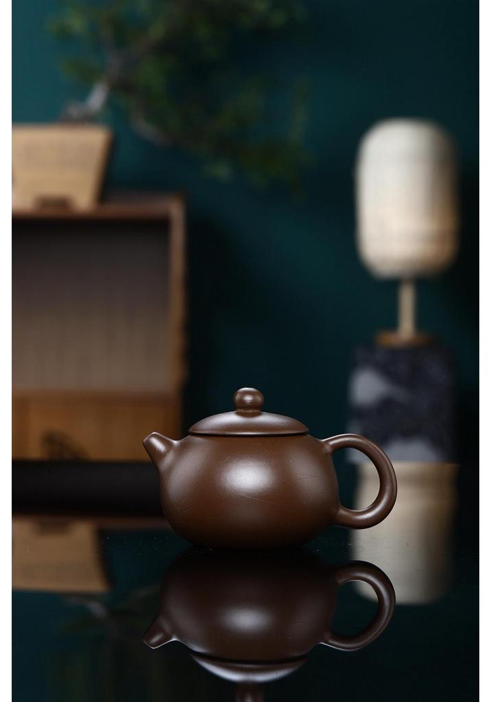 Handmade Yixing Zisha Purple Clay Xi Shi Teapot - Small Capacity Kung Fu Tea Brewing Set for Collectors and Households