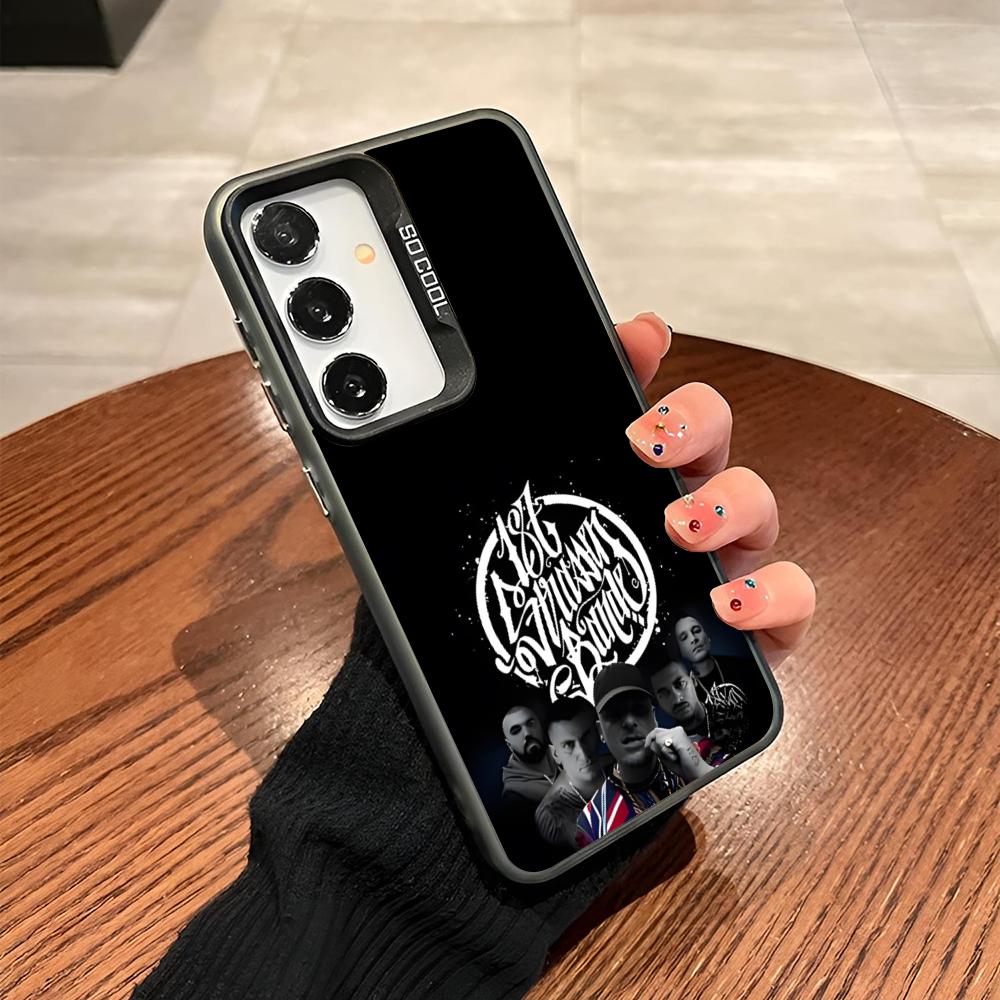187 Strassenbande Phone Case For Samsung Galaxy S24 S23 S22 S21 S20 Note20 Ultra Plus Fe colored silver Cover