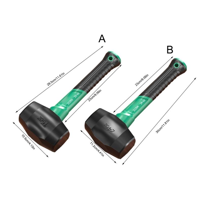 Shock Absorbing Rubber Mallets With Industrial Construction Suitable For Flooring Tile Furniture Assembly Home Projects