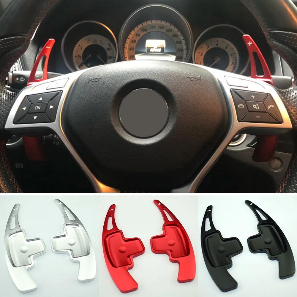 Steering Wheel Paddle For Mercedes AMG W176 W204 S204 W212 S212 W166 C117 W218 X218 X156 C197 Interior Gear Shift Accessory Trim