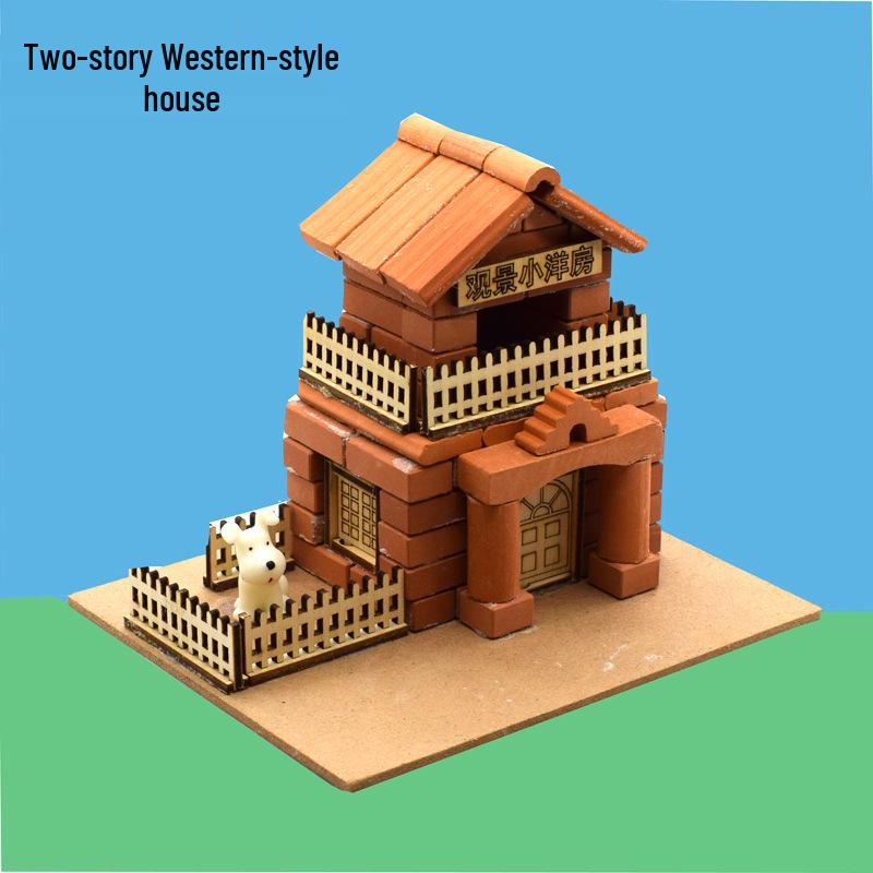 Little Bricklayer DIY Cement House Building Blocks - Educational Toy for Children