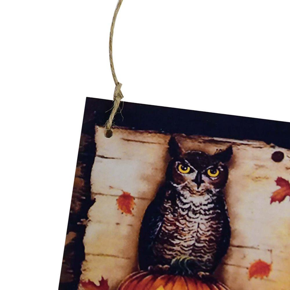 Pendant Pumpkin For Home Door Wall Halloween Decoration Wooden Plaque Wood Sign Hanging Ornament