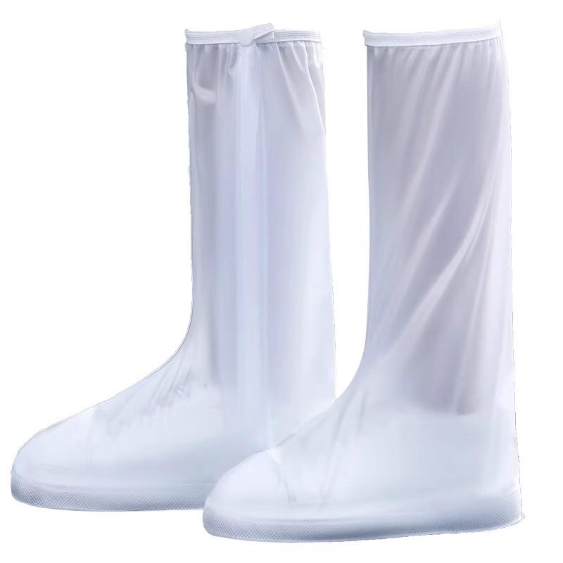 Water shoes adult rain shoes waterproof and non-slip shoe cover outdoor universal transparent thickened non-slip and wear-resistant rain shoes