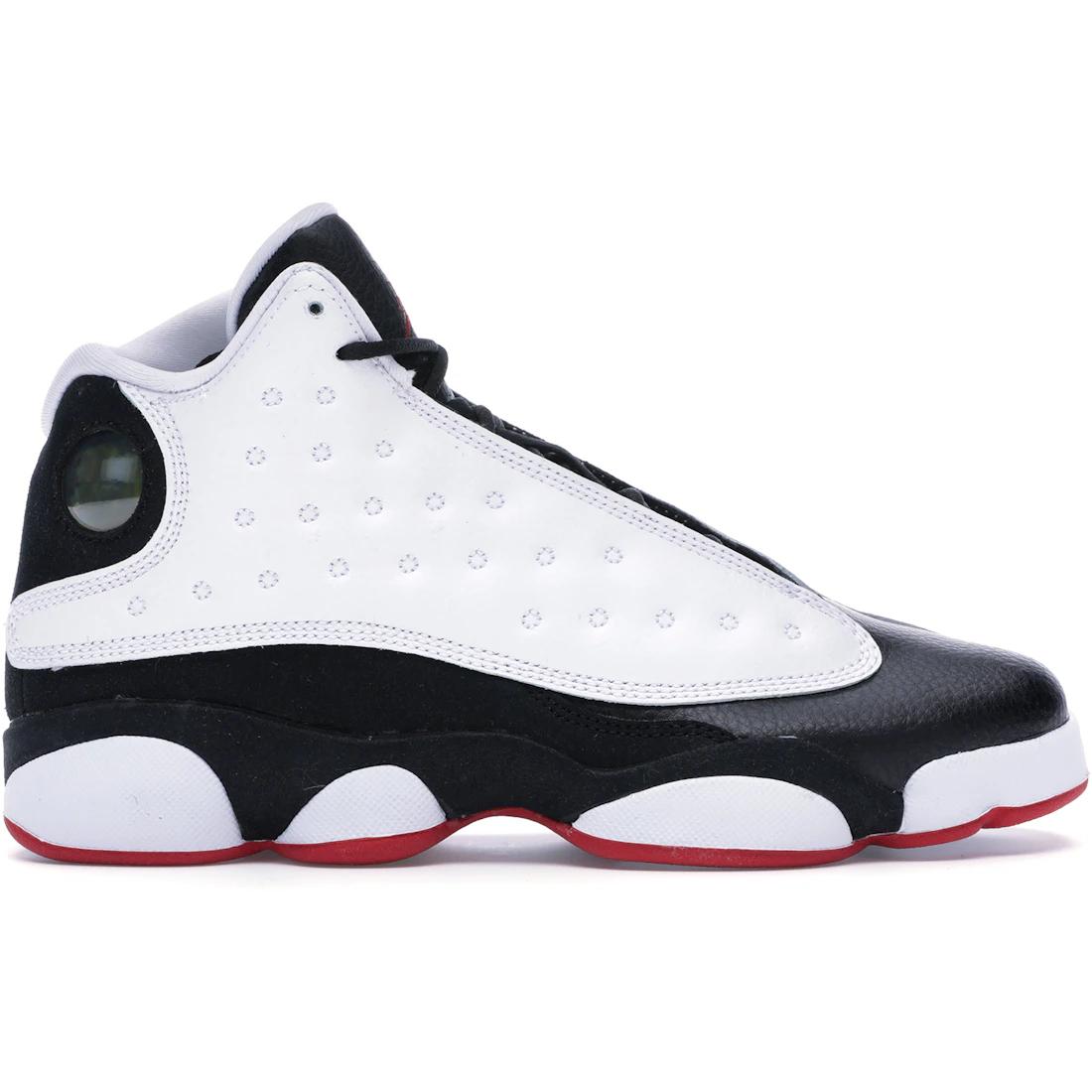 

Air Jordan 13 Retro BG He Got Game Синтетическая кожа Высокий верх Детские баскетбольные кроссовки 884129-104 36.5