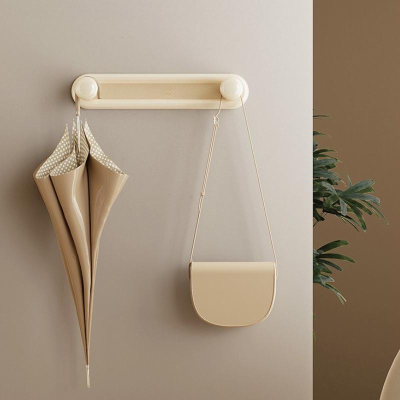 Scalable Clothes Hanger Organizer Wall-Mounted Adjustable Clothes Hangers Storage Rack for Closet Laundry Room