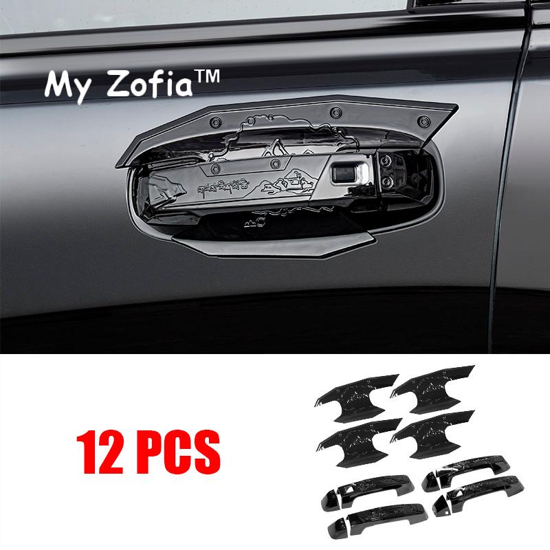 For HAVAL H9 2nd MKII 2024 2025 2026 Chrome Car Door Handle Cover Trim Door Bowls Sticker Exterior Door Bowl Cover Accessories
