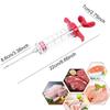 30ml/50ml Meat Marinade Injector Home Cooking Gadgets Syringe with Different Needles Cleaning Brush Turkey Chicken Beef Tool ZYF