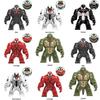 (StylB)Superhrdina Venom Anti Venom Mini Hračka Akční Figurka Pasuje na Stavební Kostky