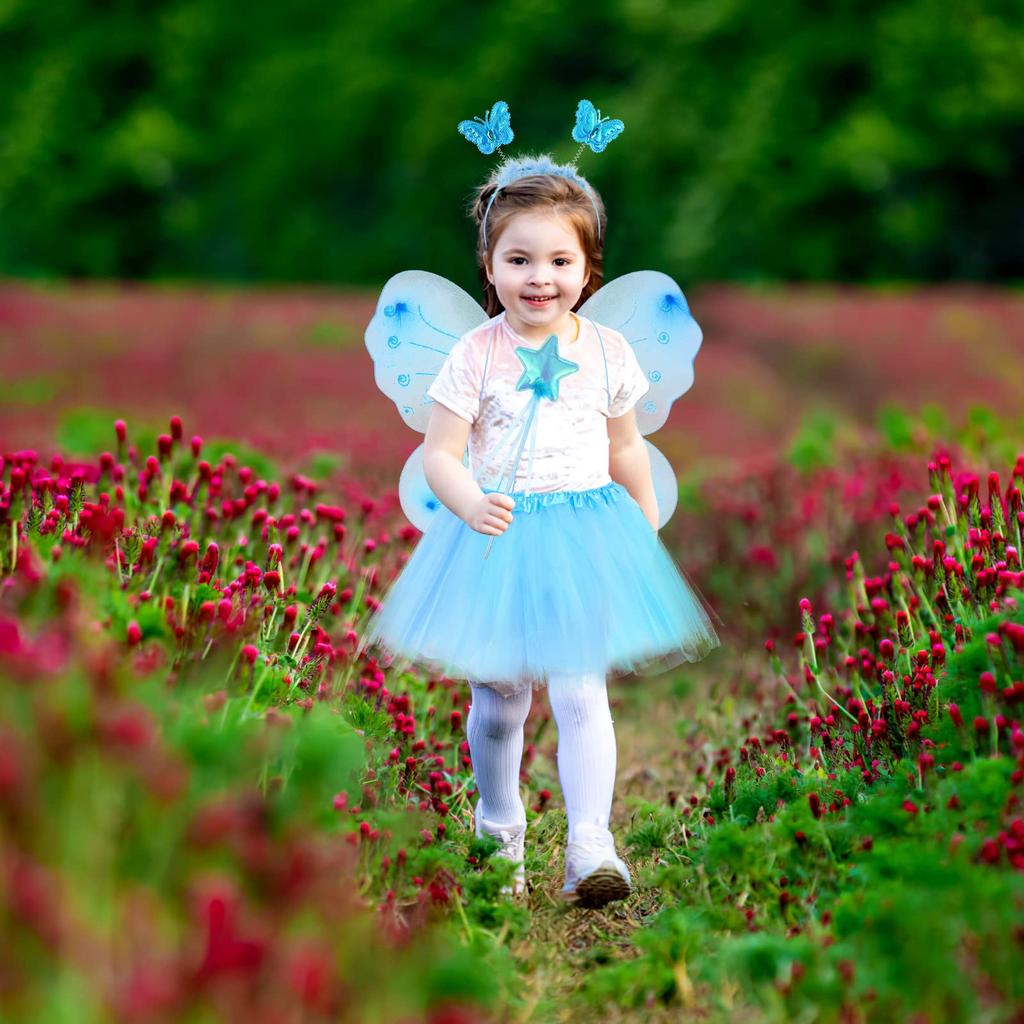 CALLARON Fairy Butterfly Cape Lightweight Perfect for and Parties Kids' Wings, Wings, Style, 42x33cm, 110g, Kids' Costumes, Halloween,