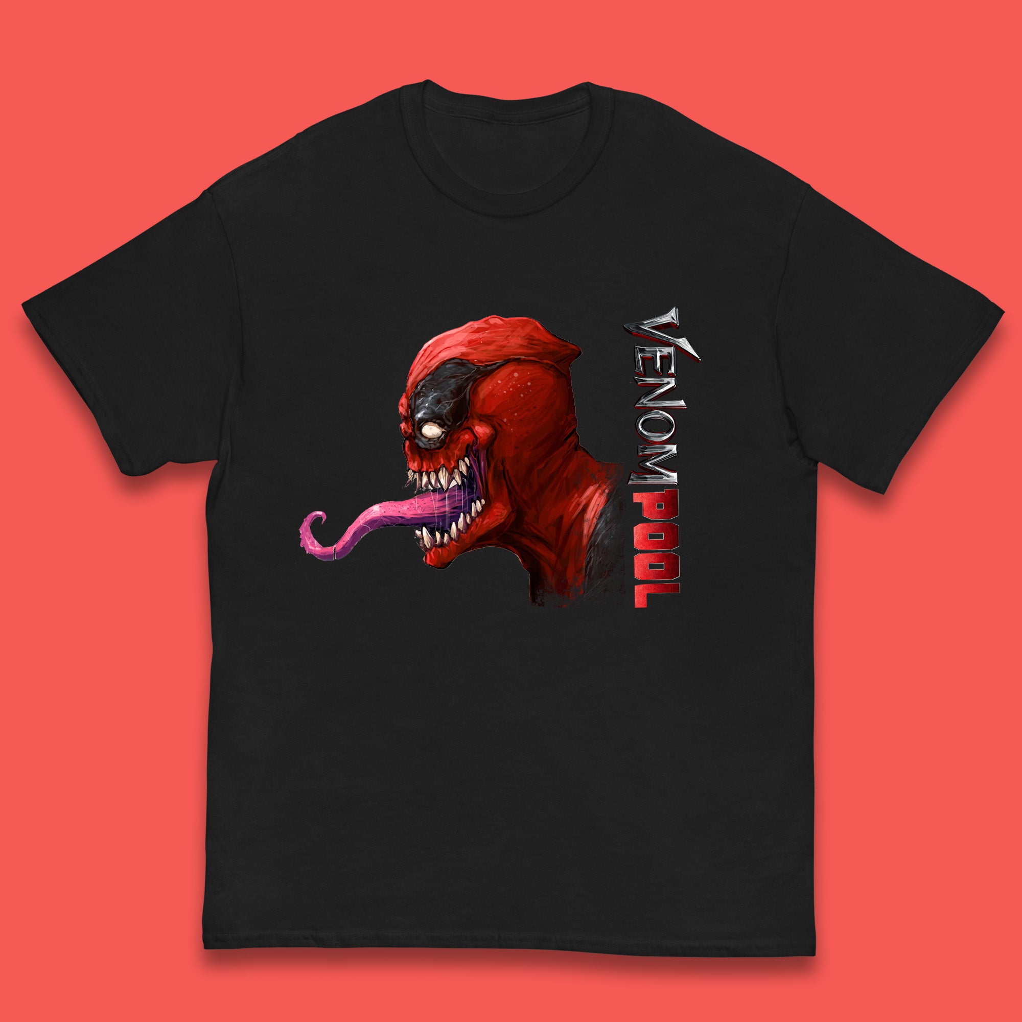 Venompool Marvel Contest Of Champion Venom-Pool Marvel Comics Superhero Deadpool Marvel Universe Character Kids T Shirt 100