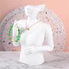 Resin Head Mannequin Bust Stand Head Bust Display Stand Holder For Jewelry Necklaces And Earrings Presentation