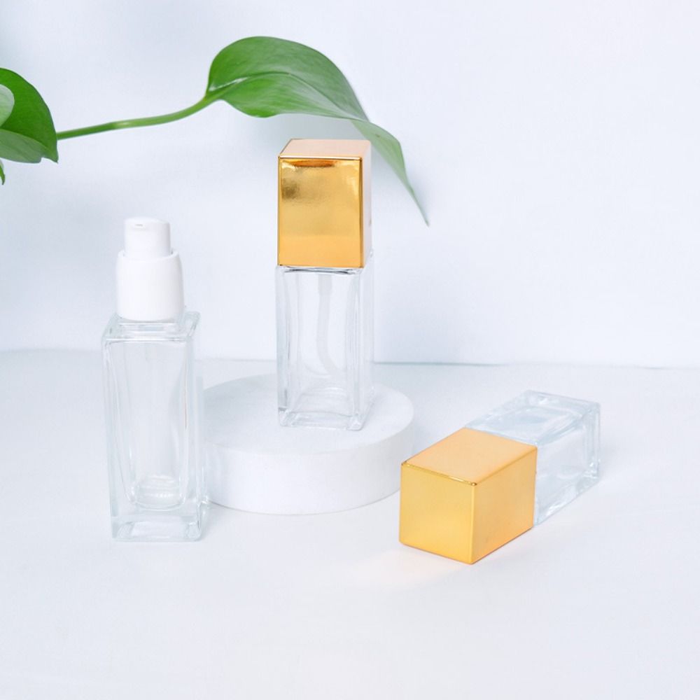 Vial Liquid Foundation Bottle Cosmetic Container Lotion Pump Bottle Empty Refillable Bottle