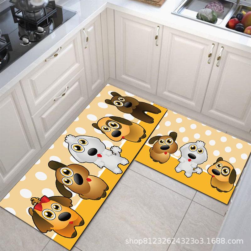 Non-Slip, Waterproof Kitchen Mats: Dirt-Resistant, Washable Floor & Door Mats, Oil-Proof, Absorbent Carpet
